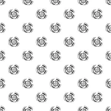 Target crosshair pattern for digital display and aiming Stock Illustration
