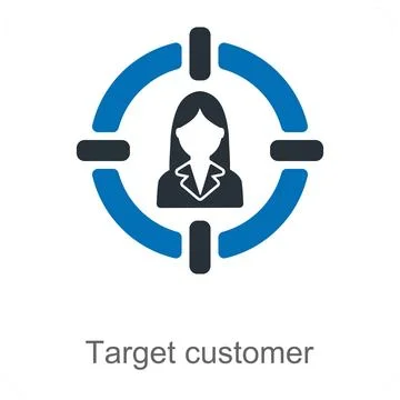 Target Customer Stock Illustration