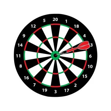 Target dart icon 스톡 일러스트