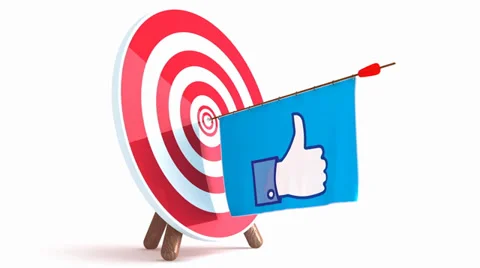 Target with develops like sign loop video Stock Footage 32168663