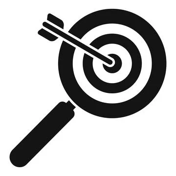 Target evolution net icon simple vector. Seo website 库存插图