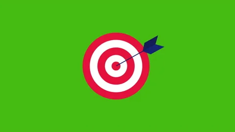 Target Flat Animated Icon.can be used for your project and explainer video. Stock Footage 152031361
