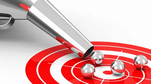 The target Stock Footage 35253057