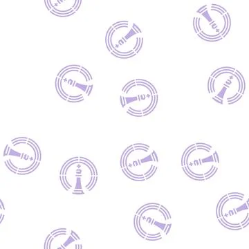 Target of game glyph seamless pattern 스톡 일러스트