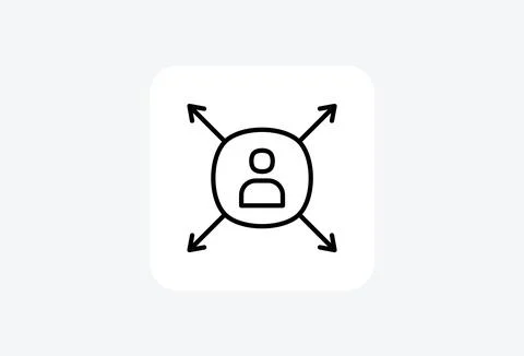 Target goal  fully editable vector icon Illustrazione stock