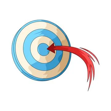 Target goal illustration Stock Illustration