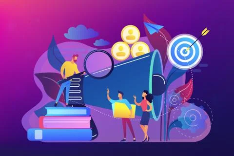 Target group concept vector illustration. Stock Illustration