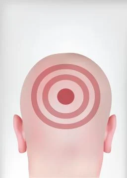 Target head Stock Illustration