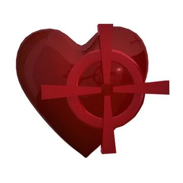 Target heart Stock Illustration