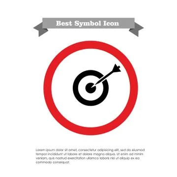 Target hitting 스톡 일러스트