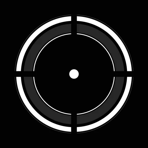 Target Hud circle elements on a black background	 Stock Footage 236558589