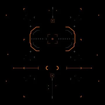 Target HUD Set イラスト素材