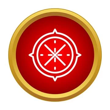 Target icon with aim and focus concept Stock Illustration