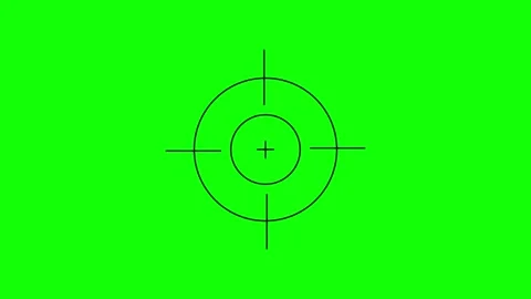 Target icon animation with green background Stock Footage 311316184