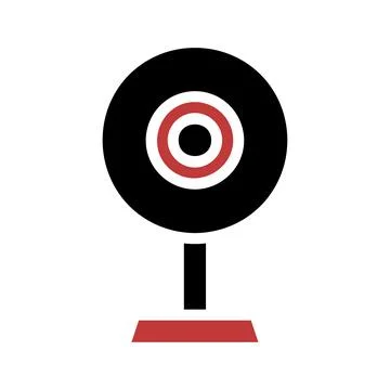 Target icon. Concept of aim, focus, and precision. Stock Illustration