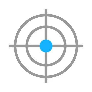 Target icon. Concept of focus, aim, and precision. Stock Illustration