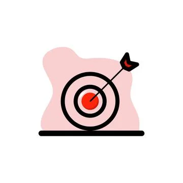 Target Icon Conceptual Vector Illustration Design Stock Illustration