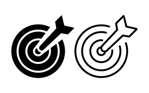 Target Icon design vector illustration. Stock Illustration