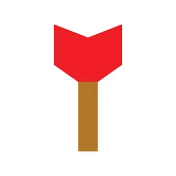 Target icon. flat illustration of Target vector icon for web Stock Illustration
