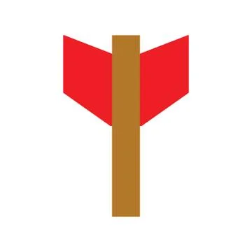 Target icon. flat illustration of Target vector icon for web Stock Illustration
