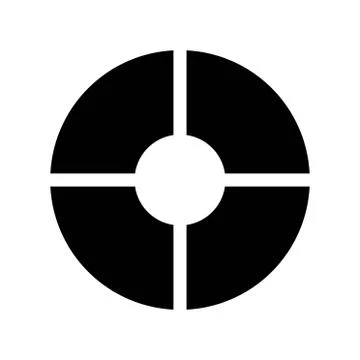 Target icon. flat illustration of Target vector icon for web Stock Illustration