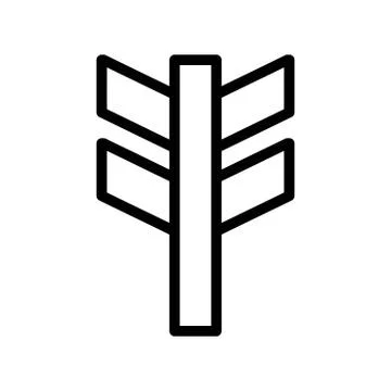Target icon. flat illustration of Target vector icon for web Stock Illustration
