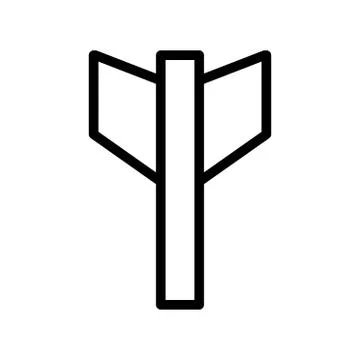 Target icon. flat illustration of Target vector icon for web Stock Illustration