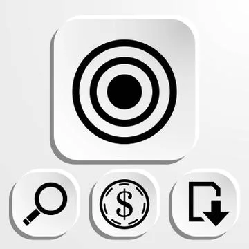 Target icon イラスト素材