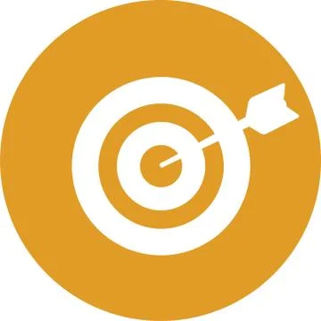 Target icon illustration Ilustración de archivo