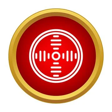 Target icon marking a goal or objective Stock Illustration