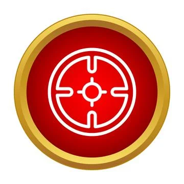 Target icon setting goal for success Stock Illustration