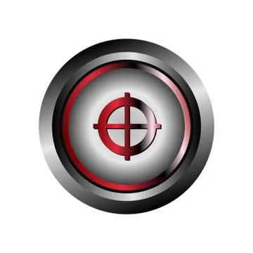 Target icon sign vector Stock Illustration