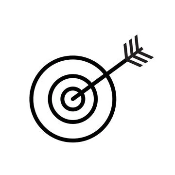 Target icon template Stock Illustration