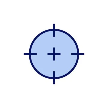 Target icon vector. goal icon vector. target marketing sign and symbol 库存插图