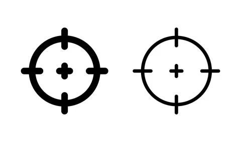 Target icon vector. goal icon. target marketing Stock Illustration