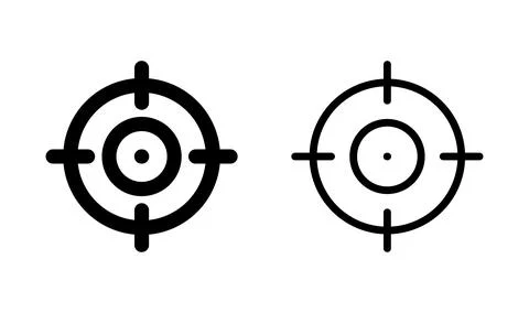 Target icon vector. goal icon. target marketing Stock Illustration