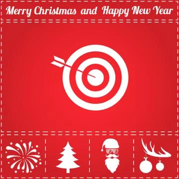 Target Icon Vector Stock Illustration