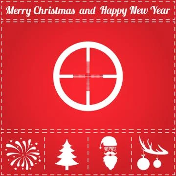 Target Icon Vector Stock Illustration