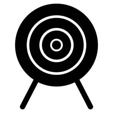 Target icon vector Stock Illustration