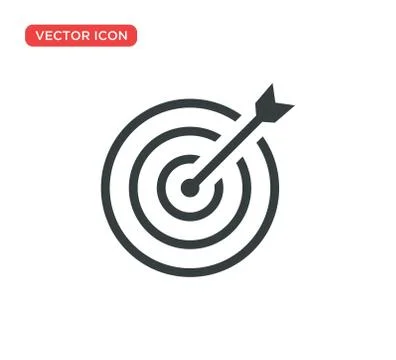Target Icon Vector Illustration Design Stock Illustration