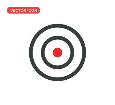 Target Icon Vector Illustration Design Stock Illustration