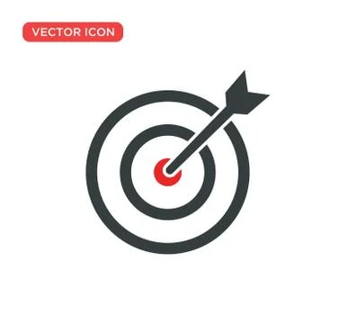 Target Icon Vector Illustration Design Stock Illustration