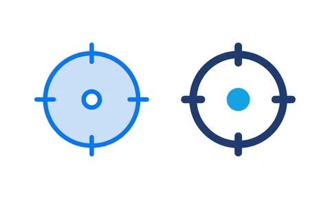 Target icon vector illustration. goal icon vector. target marketing sign an.. 库存插图