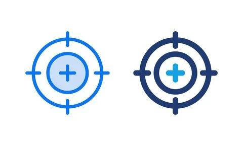 Target icon vector illustration. goal icon vector. target marketing sign an.. 库存插图