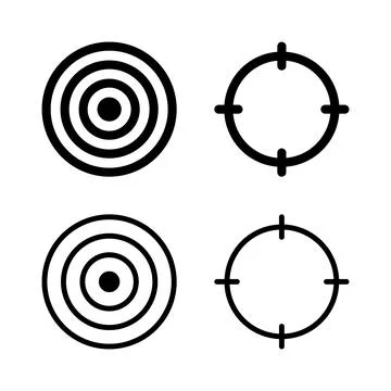 Target icon vector illustration. goal icon vector. target marketing sign an.. 库存插图