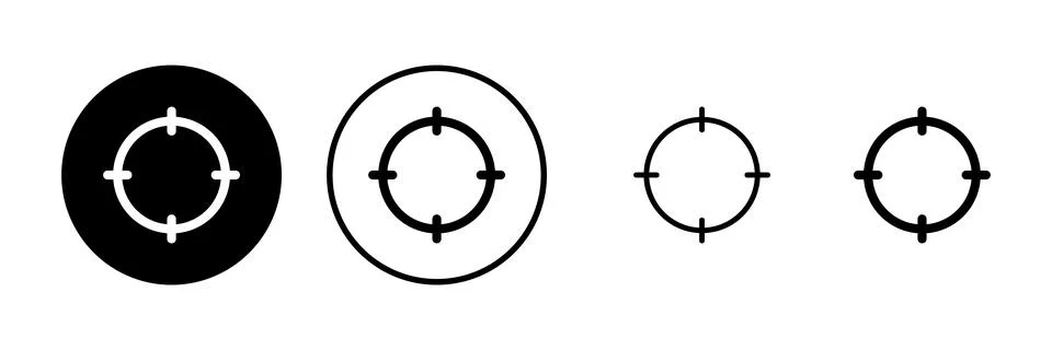 Target icon vector illustration. goal icon vector. target marketing sign an.. Stock Illustration