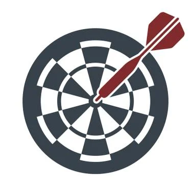 Target Icon, Vector Illustration Stock Illustration