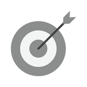 On Target icon vector image. Stock-Illustration