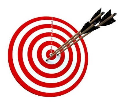 On target Stock Illustration