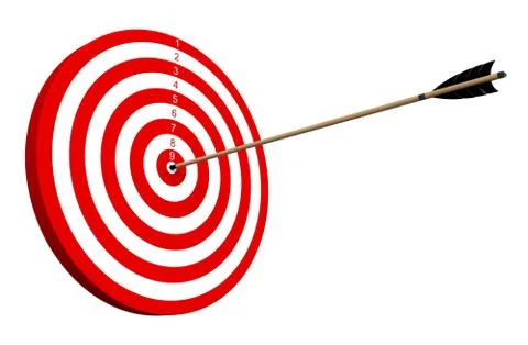 On target Stock Illustration